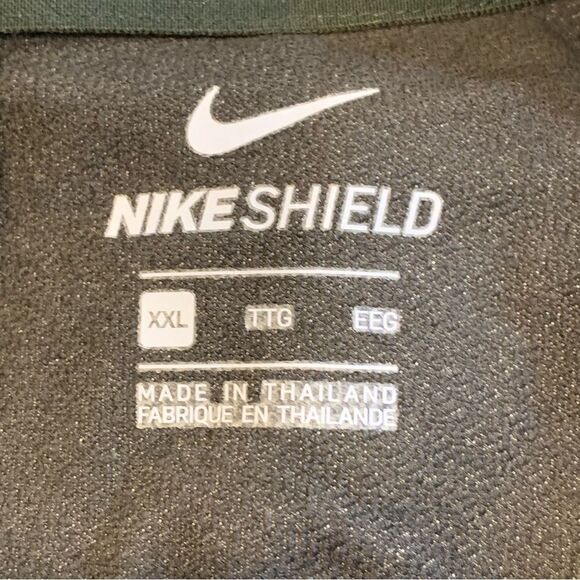 Nike Golf Shield Jacket Mens Green 1/4 Zip Windbreaker Pullover Size XXL - Picture 5 of 9